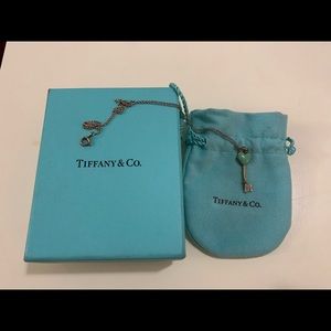 Tiffany & Co. Heart Key Pendant and chain